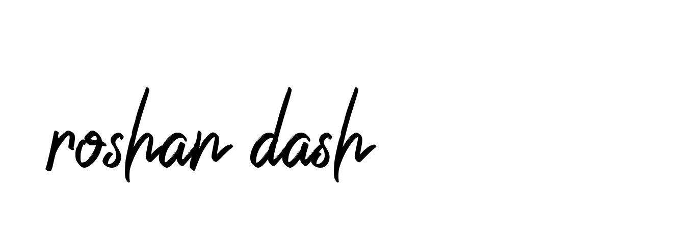 Signature of roshan-dash