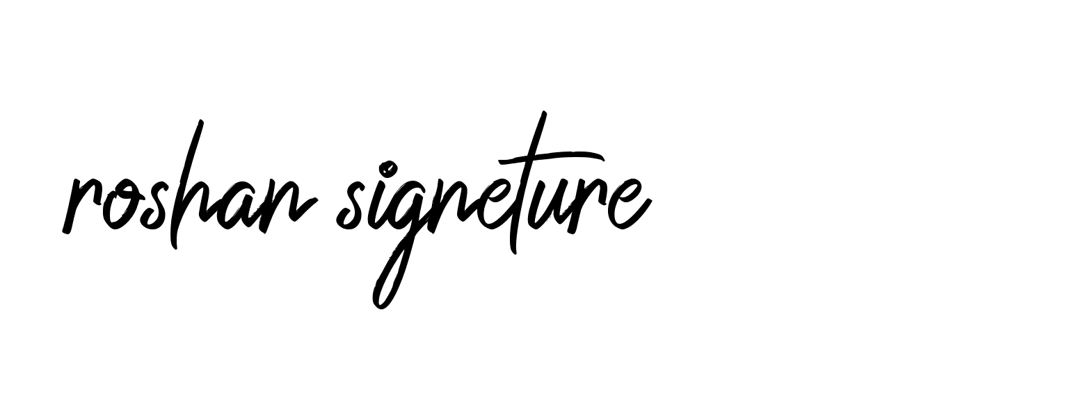 Signature of roshan-signeture