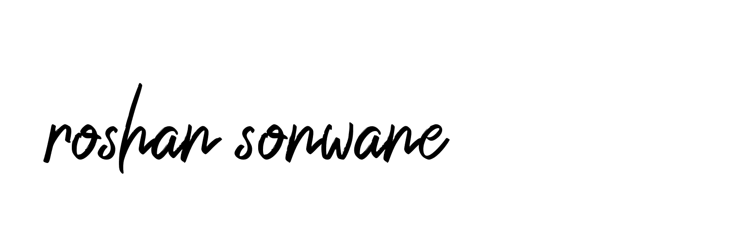 Signature of roshan-sonwane