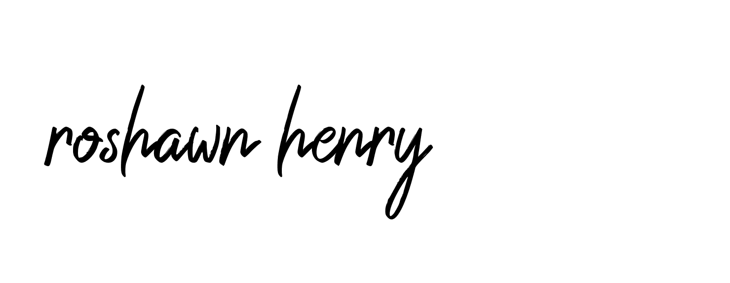 Signature of roshawn-henry