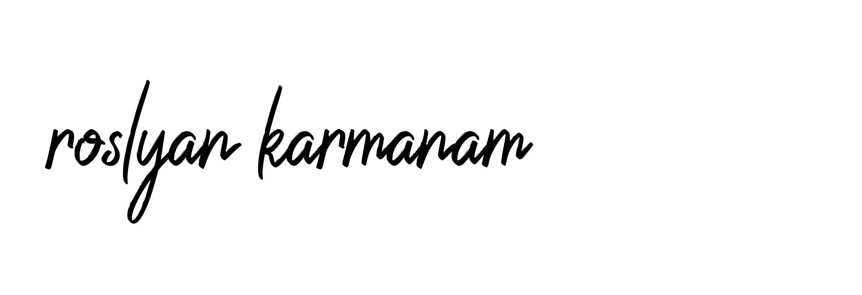 Signature of roslyan-karmanam-