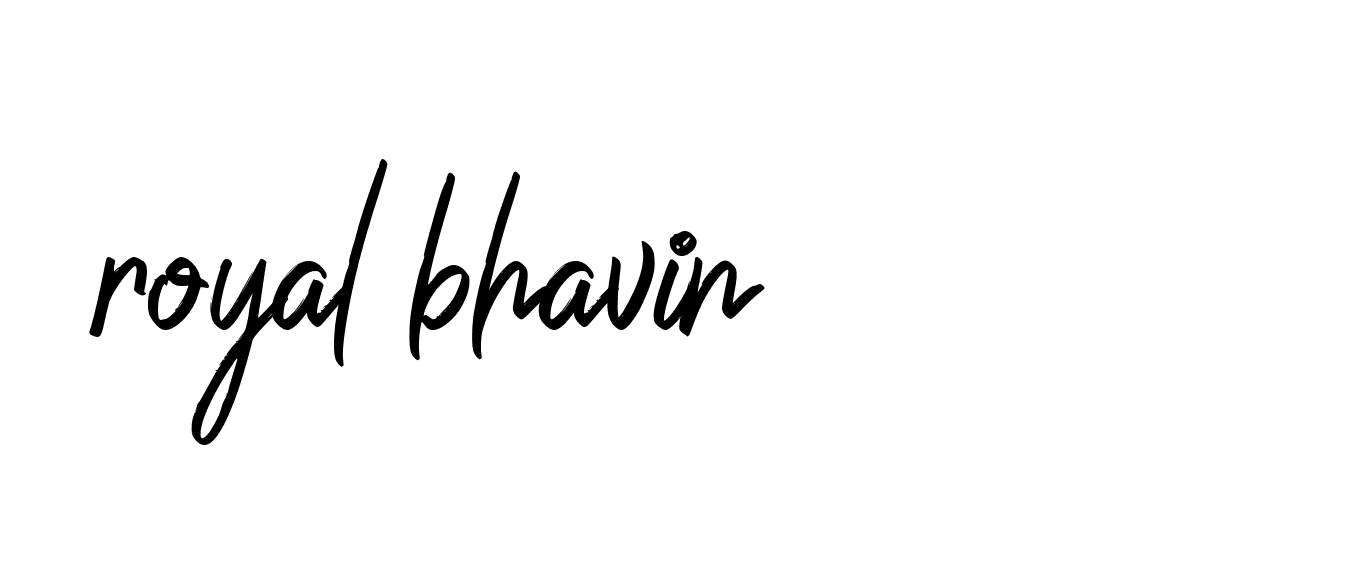 Signature of royal-bhavin