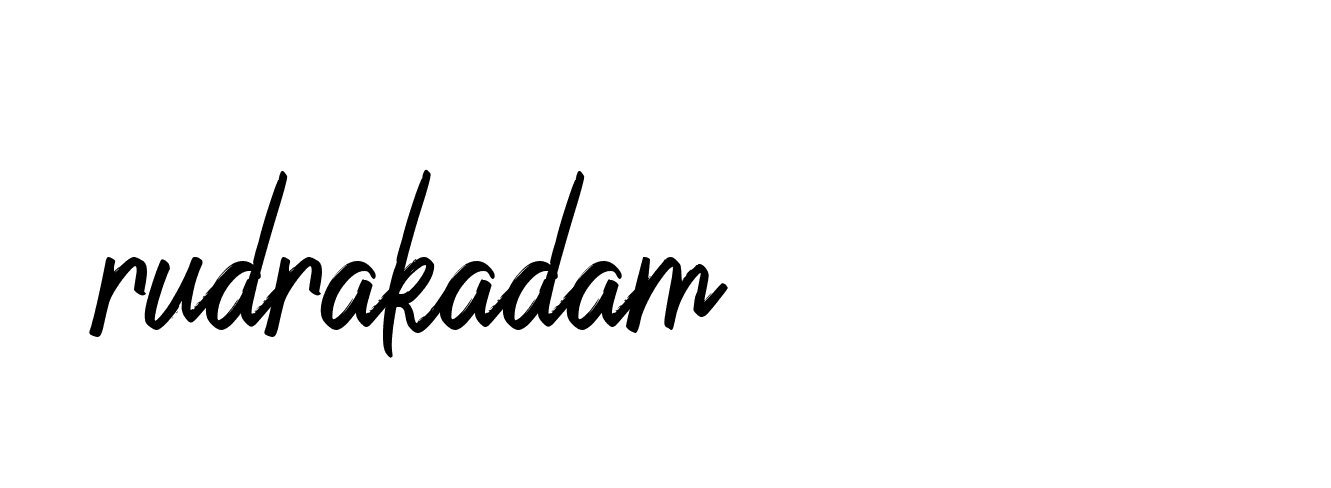 Signature of rudrakadam