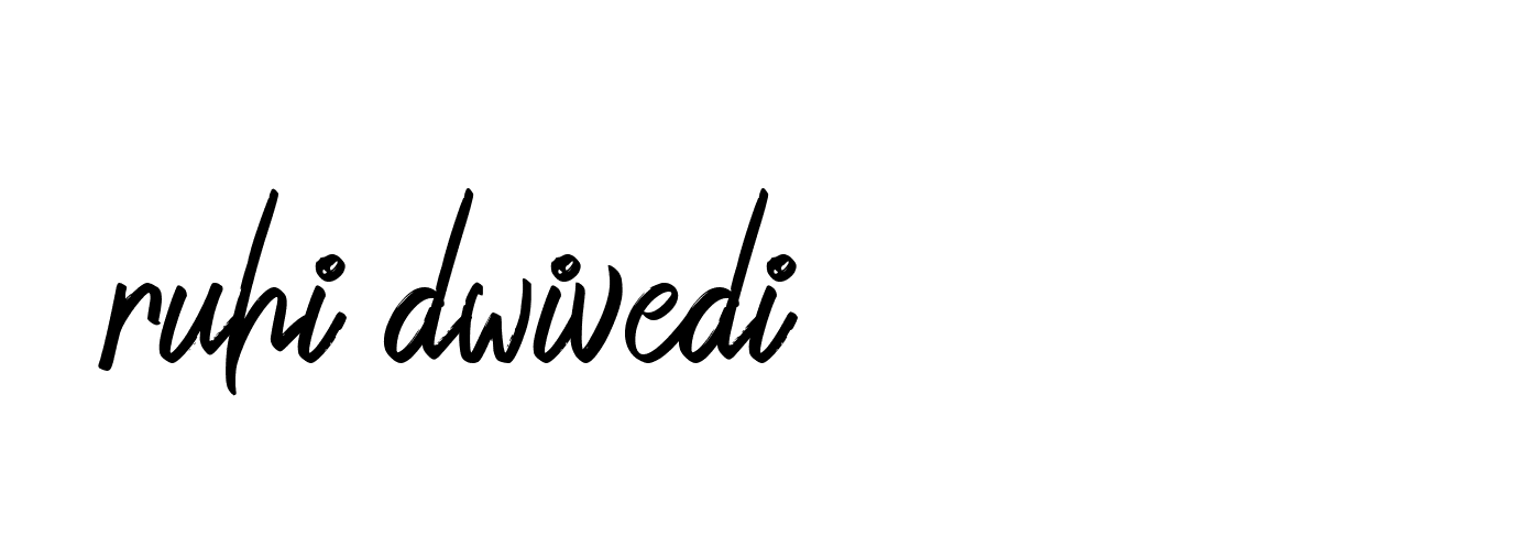 Signature of ruhi-dwivedi-