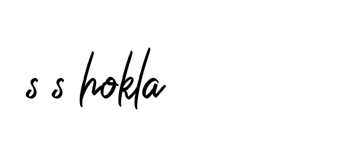 Signature of s-s-hokla