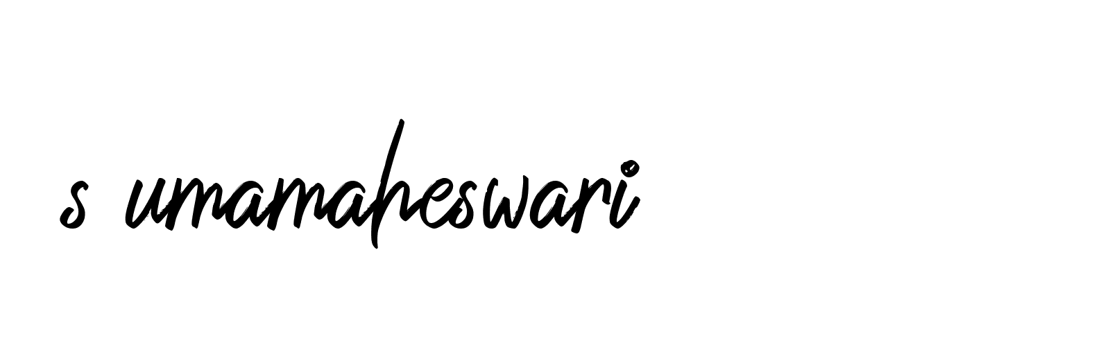 Signature of s-umamaheswari-