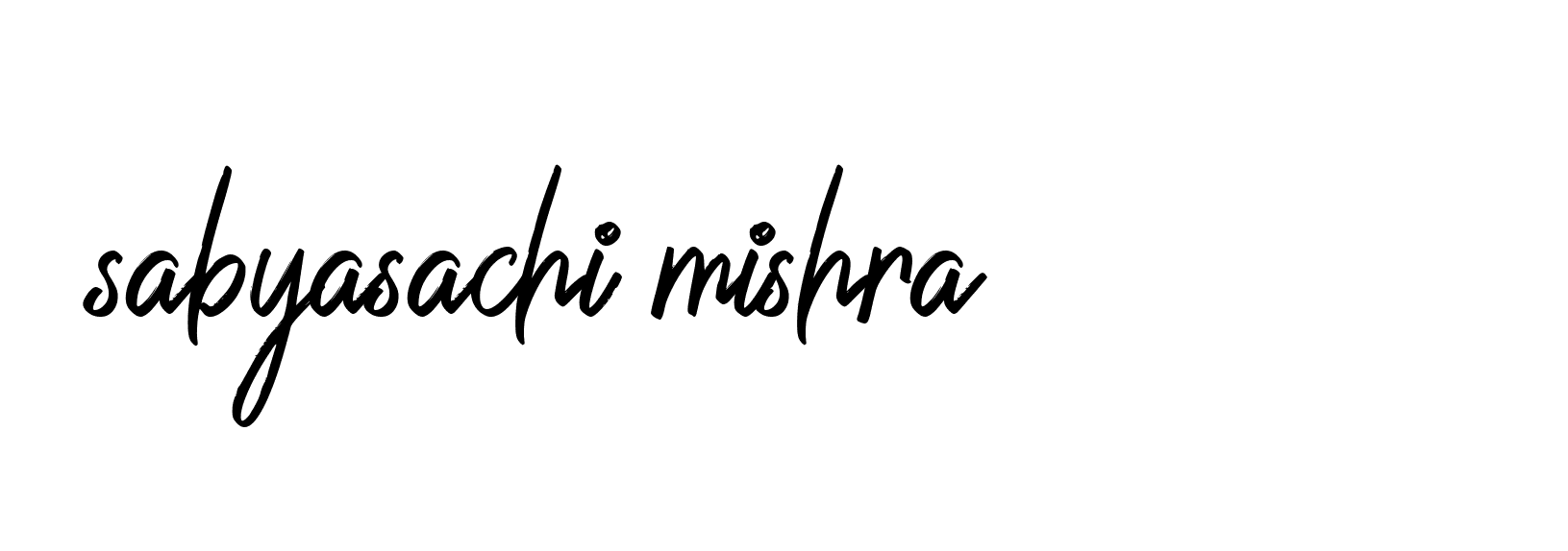 Signature of sabyasachi-mishra