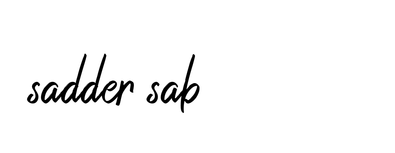 Signature of sadder-sab