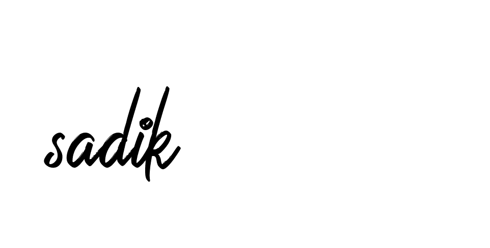 Signature of sadik