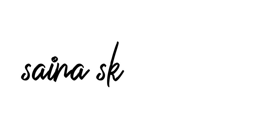 Signature of saina-sk