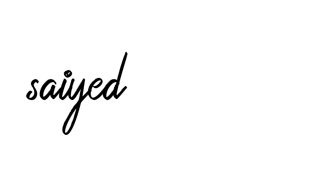 Signature of saiyed