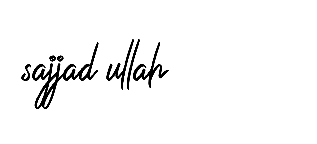 Signature of sajjad-ullah