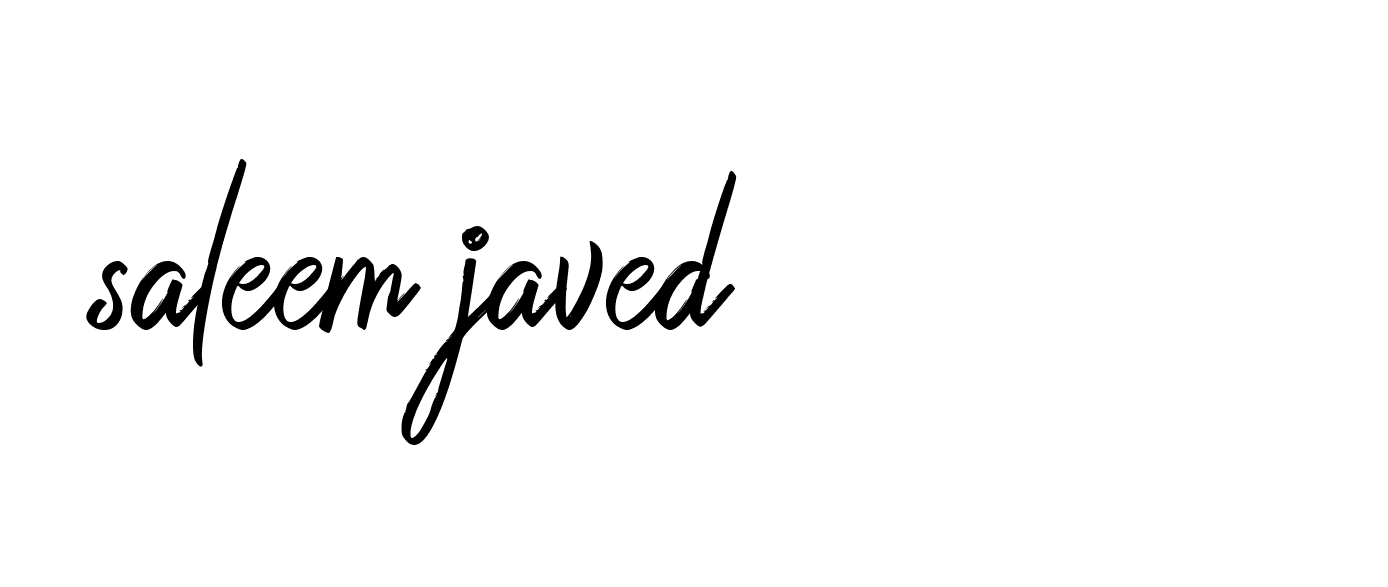 Signature of saleem-javed-