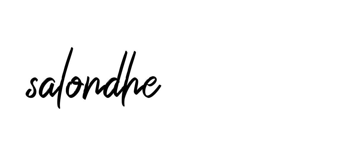 Signature of salondhe