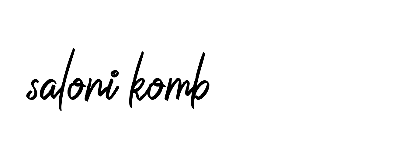 Signature of saloni-komb