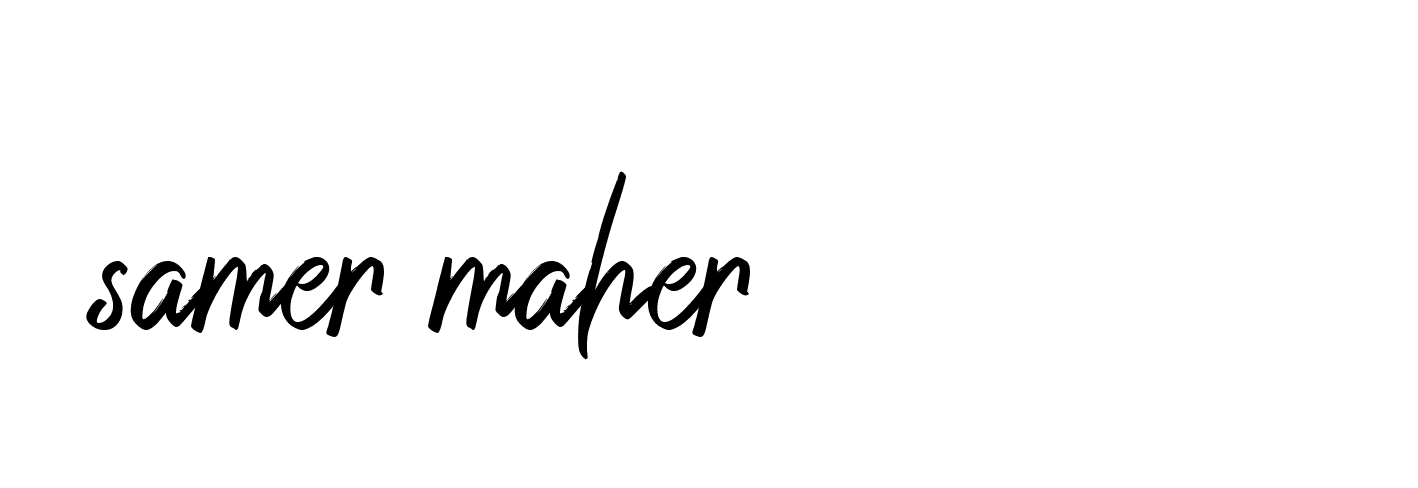 Signature of samer-maher-