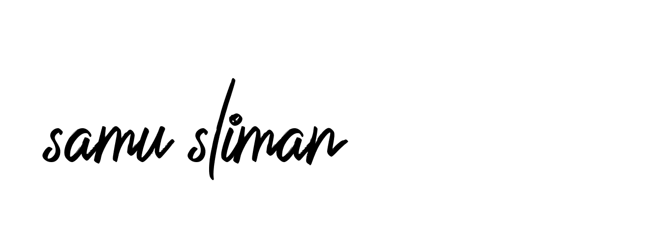 Signature of samu-sliman