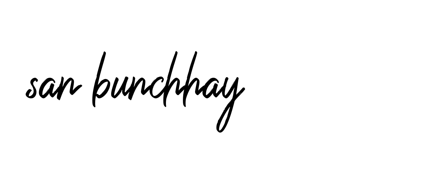 Signature of san-bunchhay