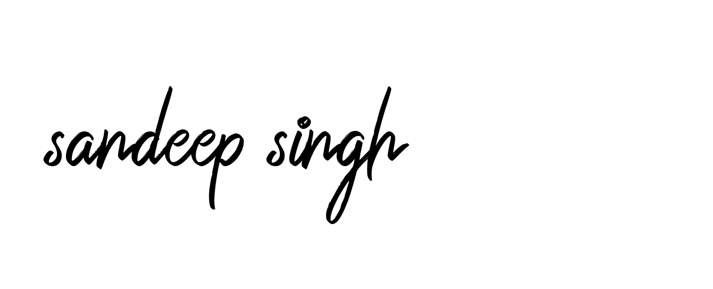 Signature of sandeep-singh