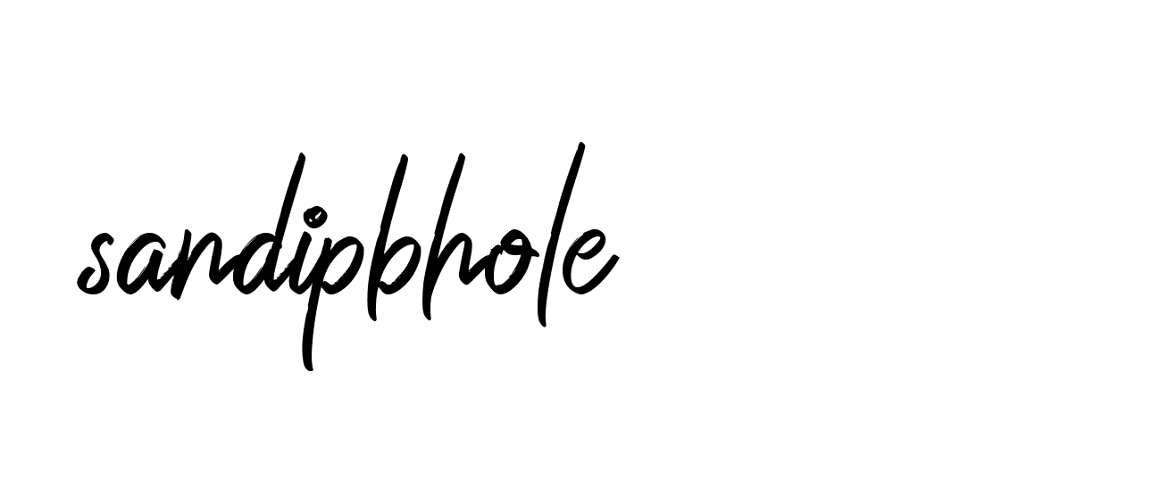 Signature of sandipbhole