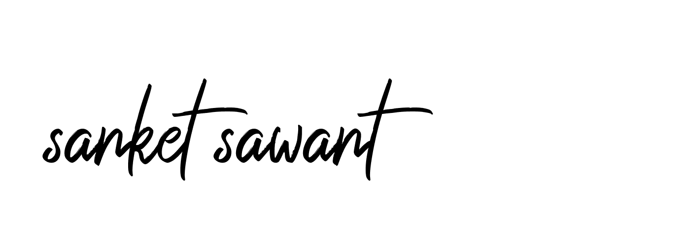 Signature of sanket-sawant