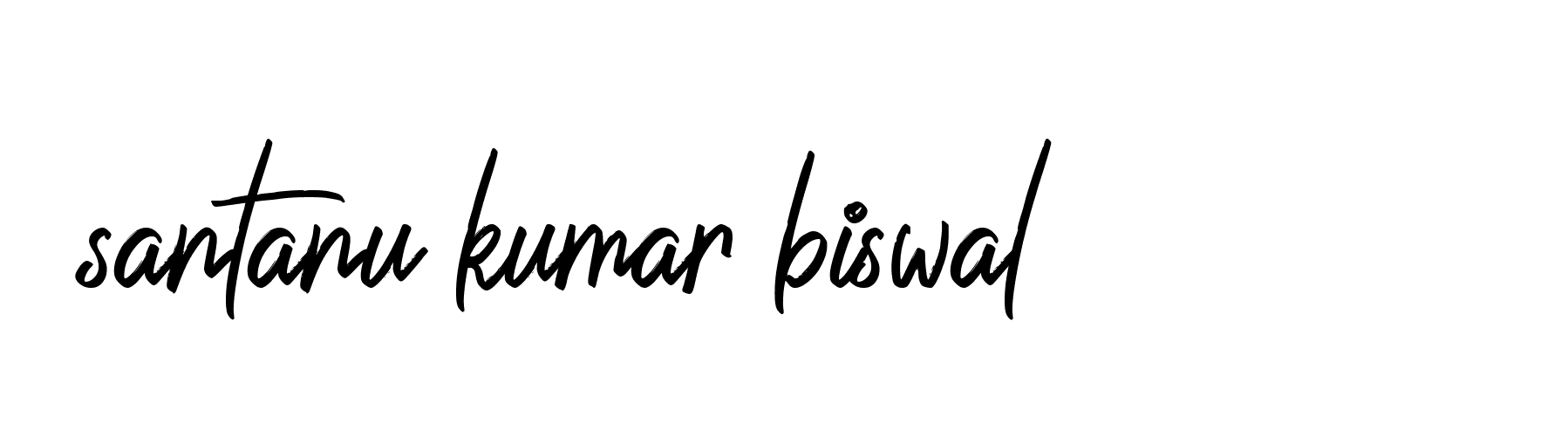 Signature of santanu-kumar-biswal