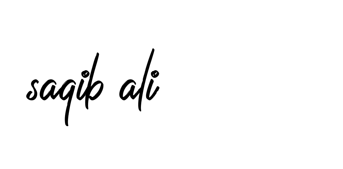 Signature of saqib-ali