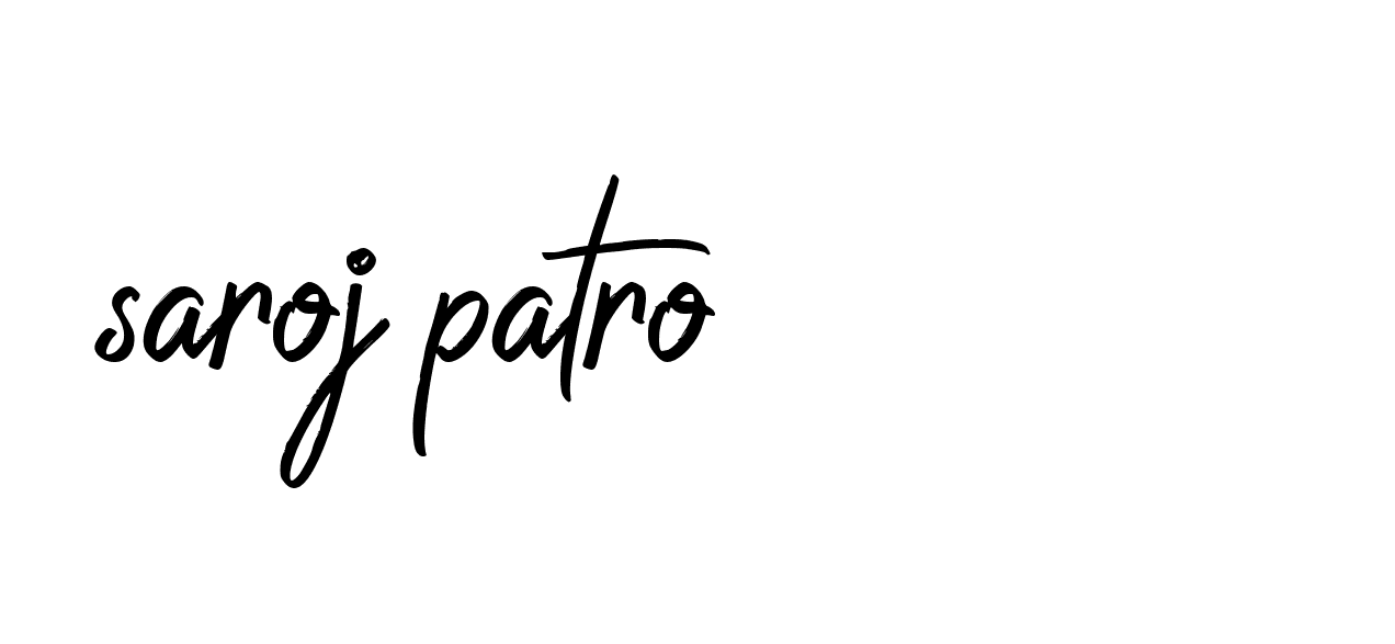 Signature of saroj-patro