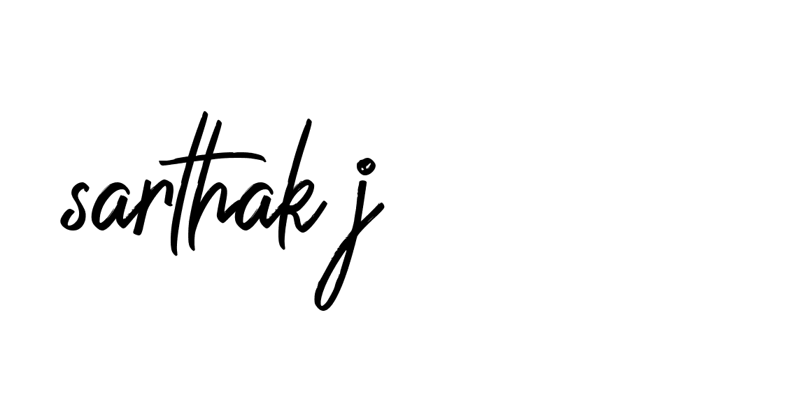 Signature of sarthak-j