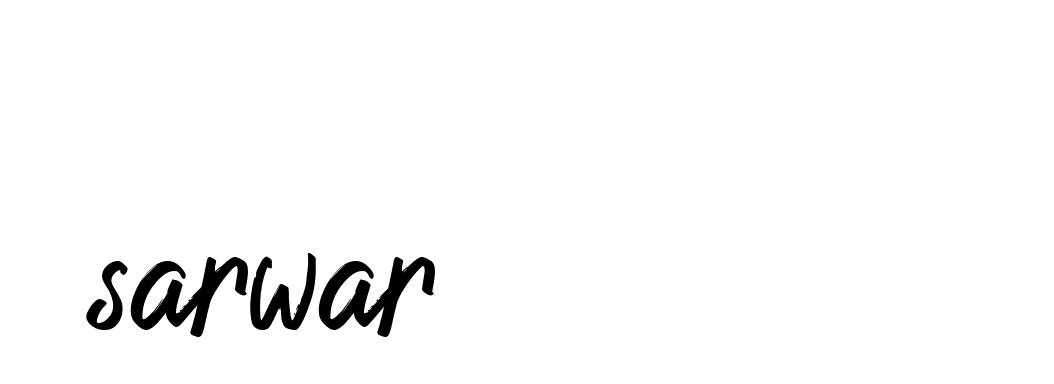 Signature of sarwar