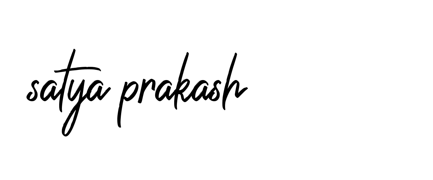 Signature of satya-prakash