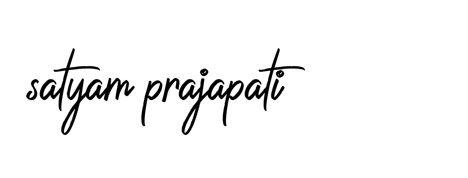 Signature of satyam-prajapati