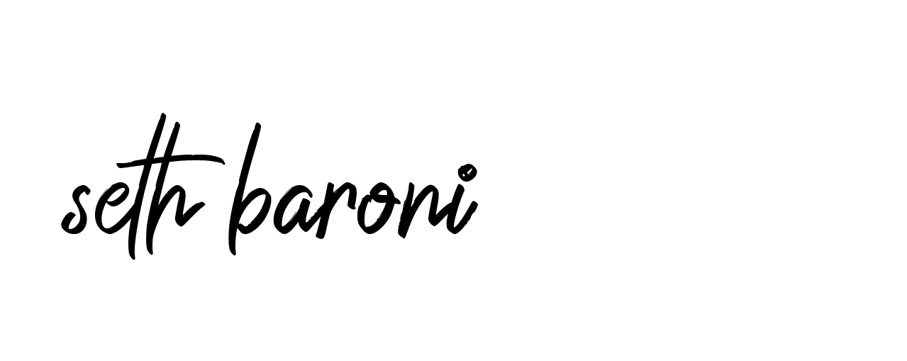 Signature of seth-baroni