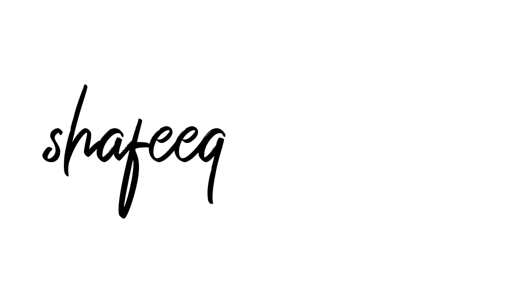 Signature of shafeeq