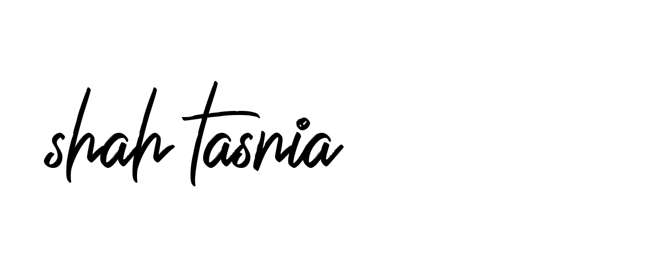 Signature of shah-tasnia