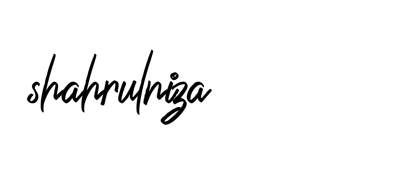 Signature of shahrulniza