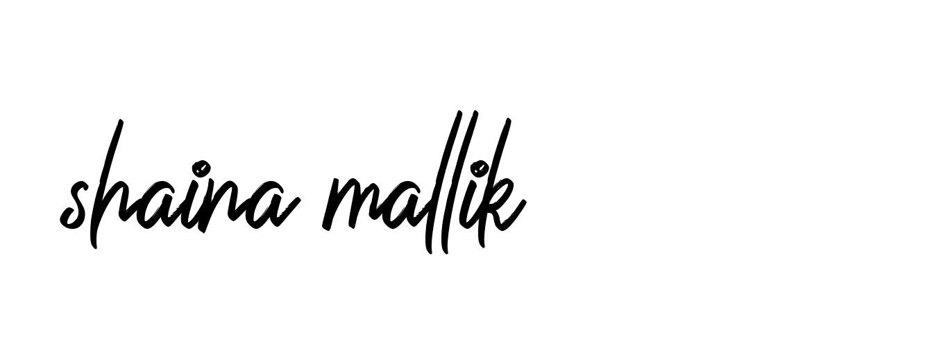 Signature of shaina-mallik