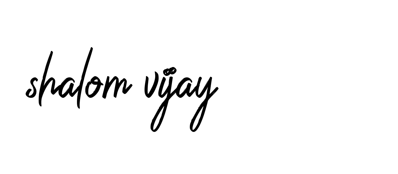 Signature of shalom-vijay