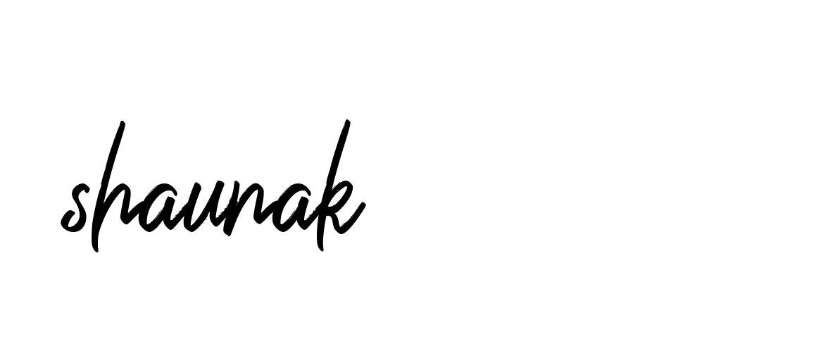 Signature of shaunak-