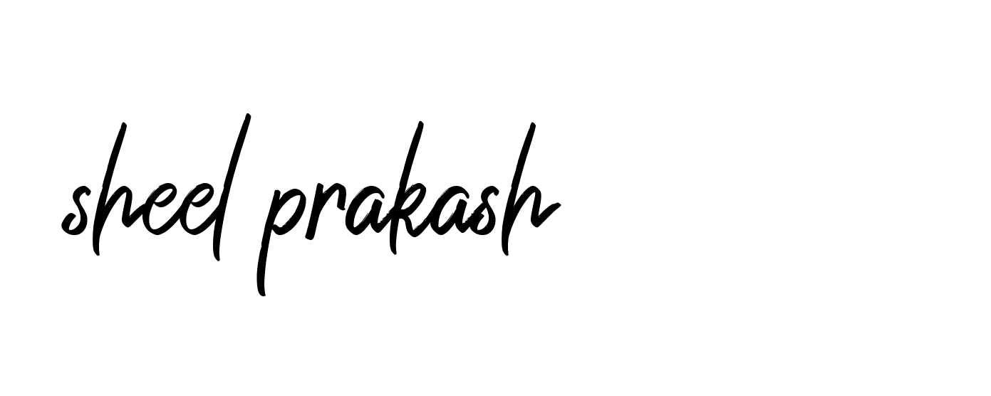 Signature of sheel-prakash