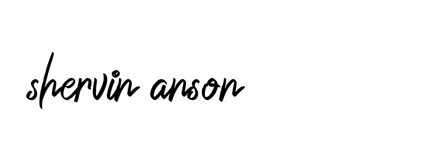 Signature of shervin-anson