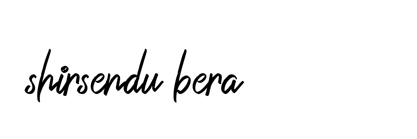 Signature of shirsendu-bera