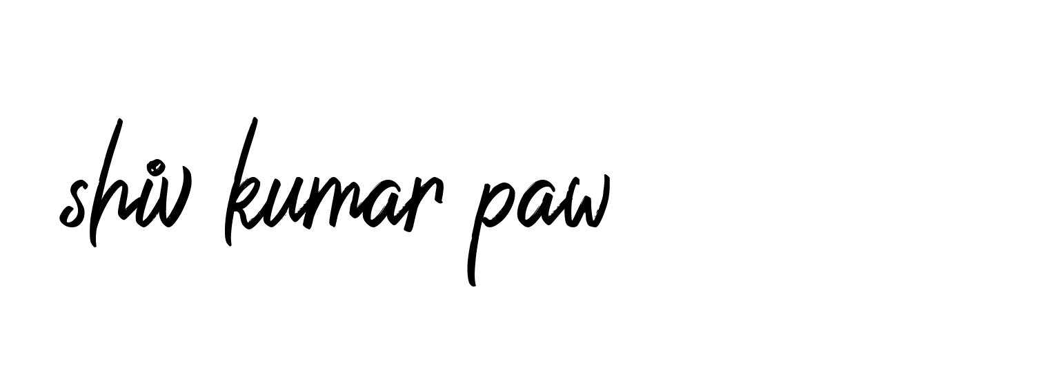 Signature of shiv-kumar-paw