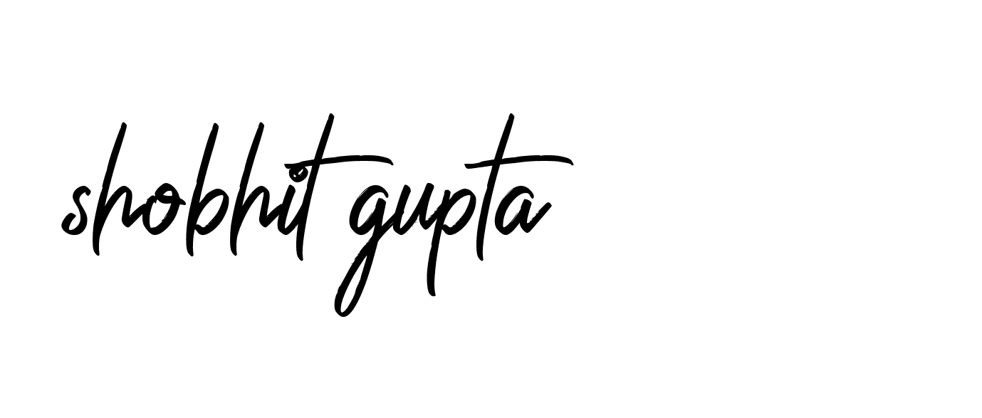 Signature of shobhit-gupta