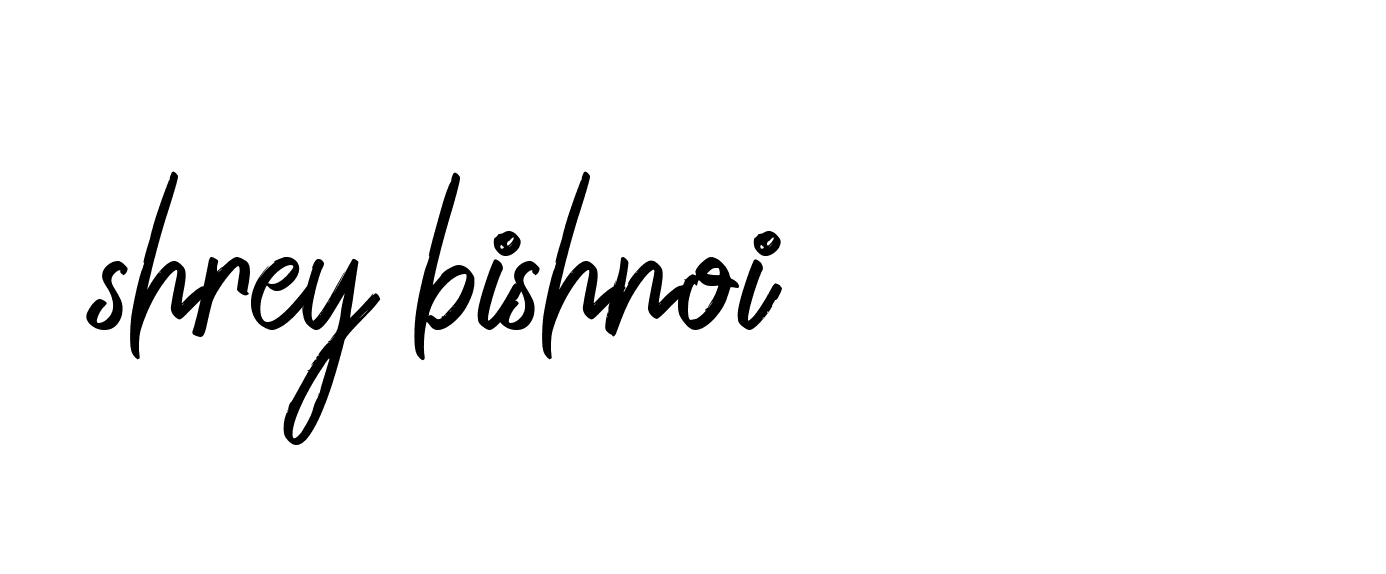 Signature of shrey-bishnoi