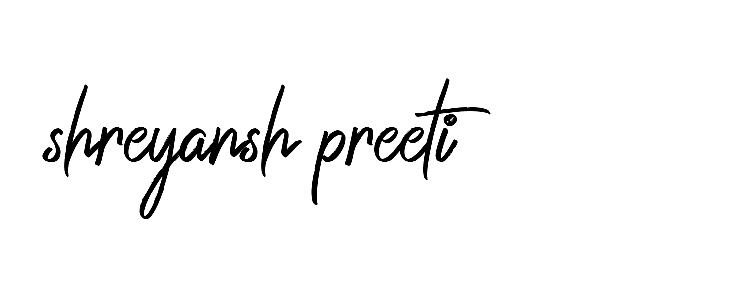 Signature of shreyansh-preeti