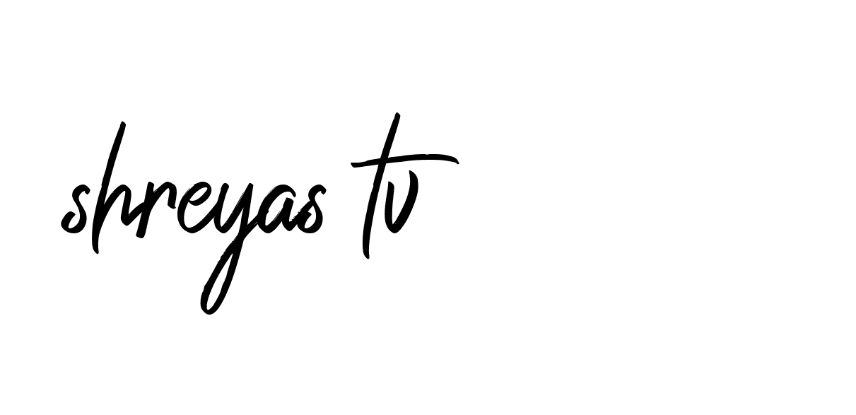 Signature of shreyas-tv