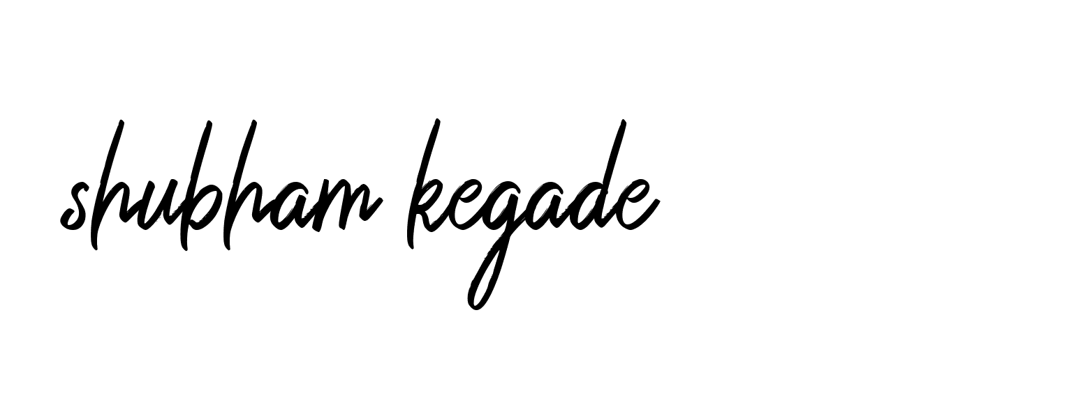 Signature of shubham-kegade