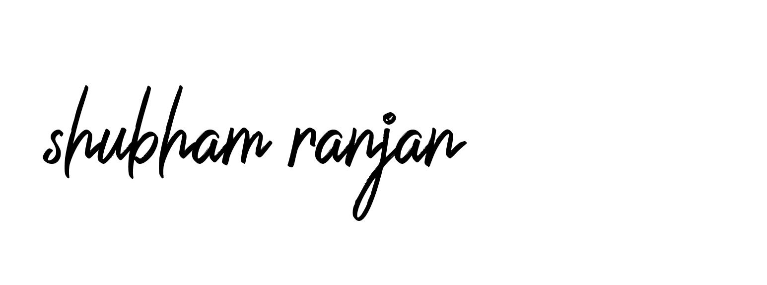 Signature of shubham-ranjan