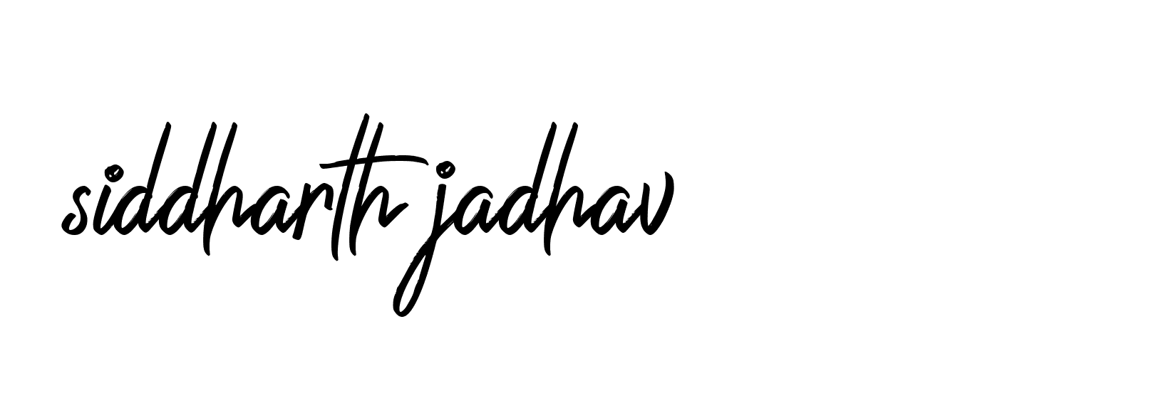 Signature of siddharth-jadhav-